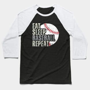 Eat Sleep Baseball Repeat Funny Baseball Player Baseball T-Shirt